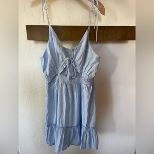 That’s so fetch| Pastel Powder Blue Spring/Summer Babydoll Strappy dress•••